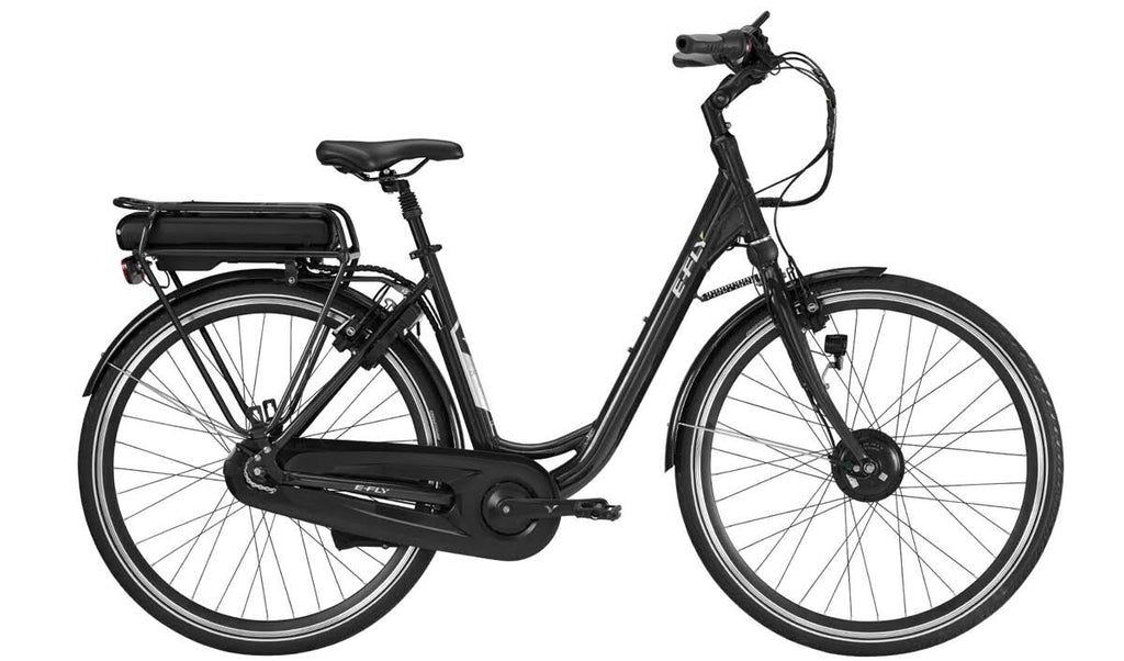 E-Fly DELUXE 43V Dame Elcykel - 7 Gear med Lang Rækkevidde