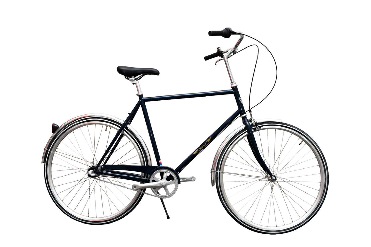 Falcon Mørkeblå Herrecykel - Klassisk Bycykel 3 Gear
