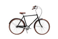 Velo Style Sort Herrecykel - Retro Design med Brune Detaljer 3 Gear