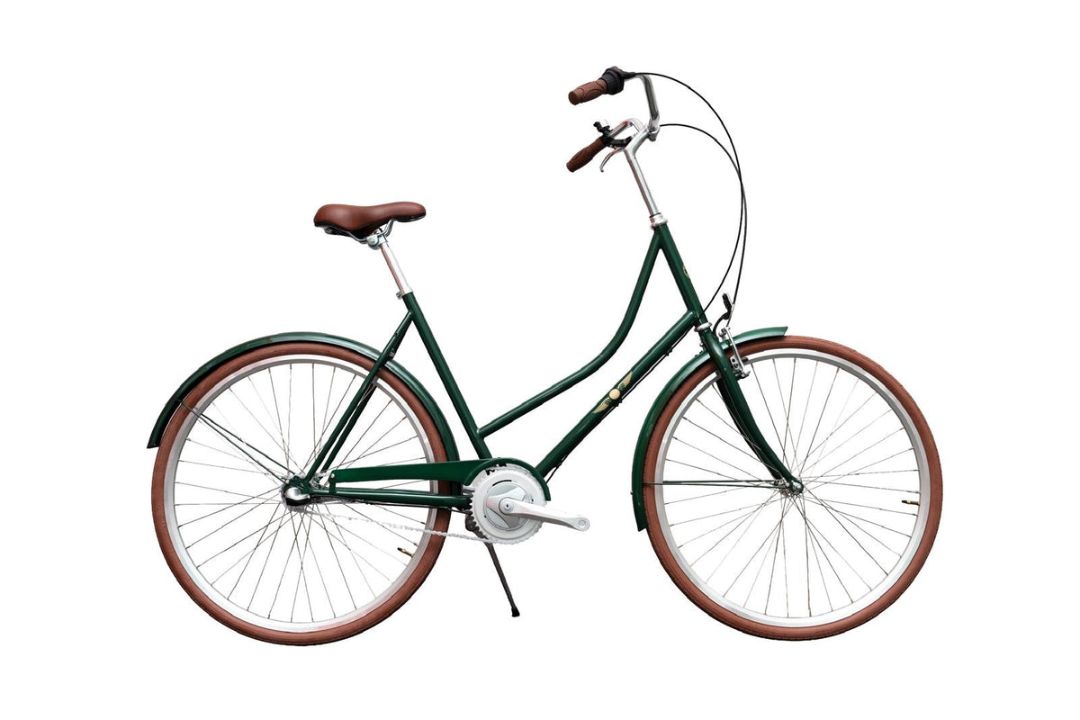 Velo Style Grøn Damecykel - Retro Bycykel 3 Gear