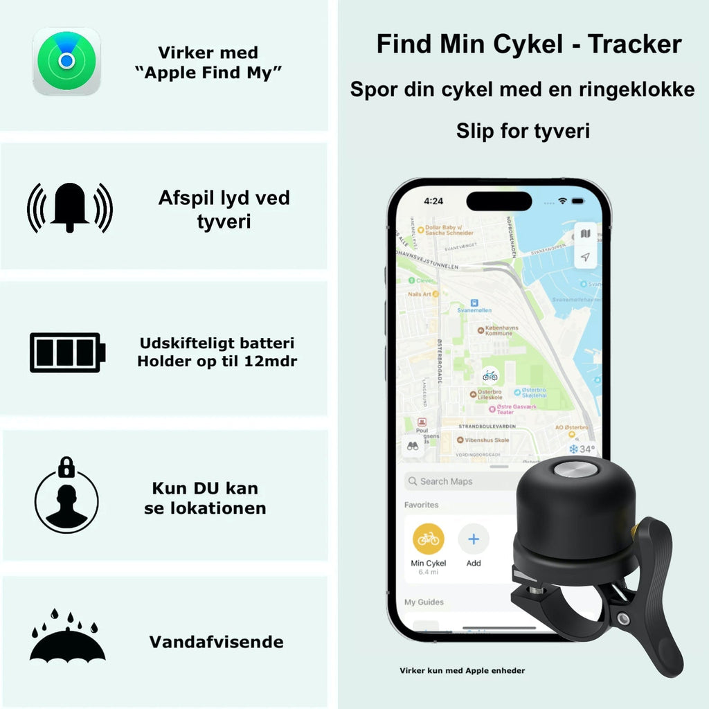 Ringeklokke inkl. Tracker: Familie pakke